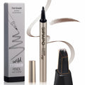 Hegafoo Microblading Brow-Fection Eyebrow Pen Waterproof 0.02oz Honey Tea Brown