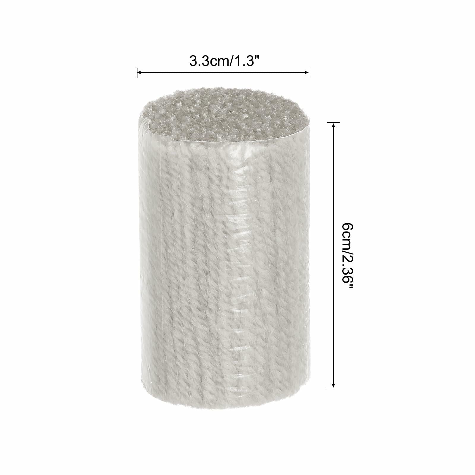 PATIKIL 10 Rolls Latch Hook Yarn Precut Rug Kit Light Grey