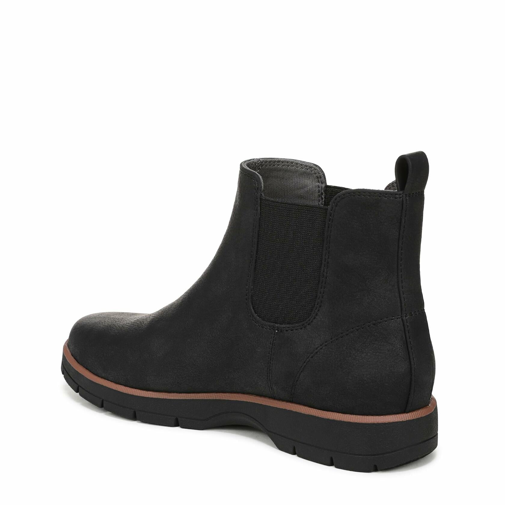 Dr. Scholl's Women's Northbound Ankle Boot Black Smooth Size 8 W