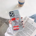 Luxury Art Letter Label iPhone Case