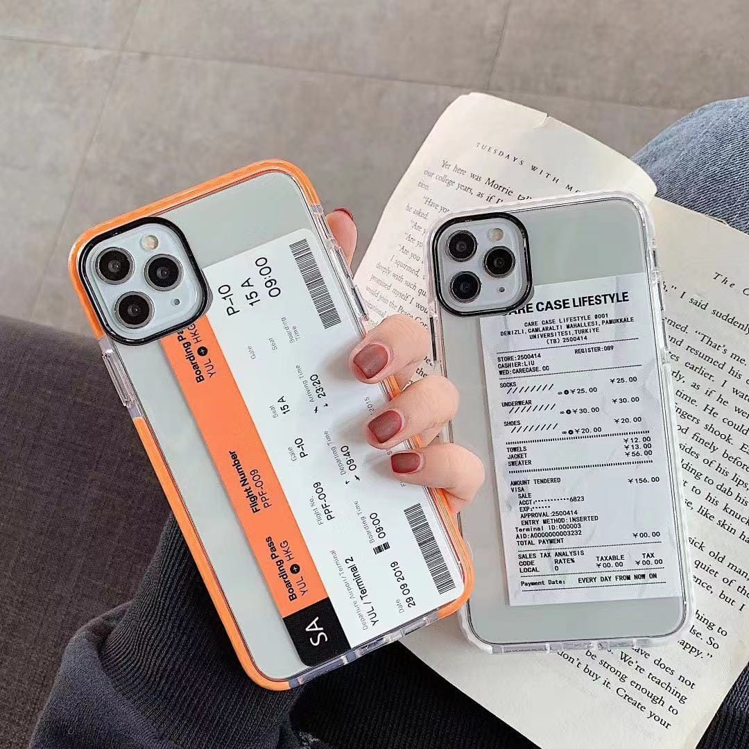 First Class Plane Ticket iPhone Case
