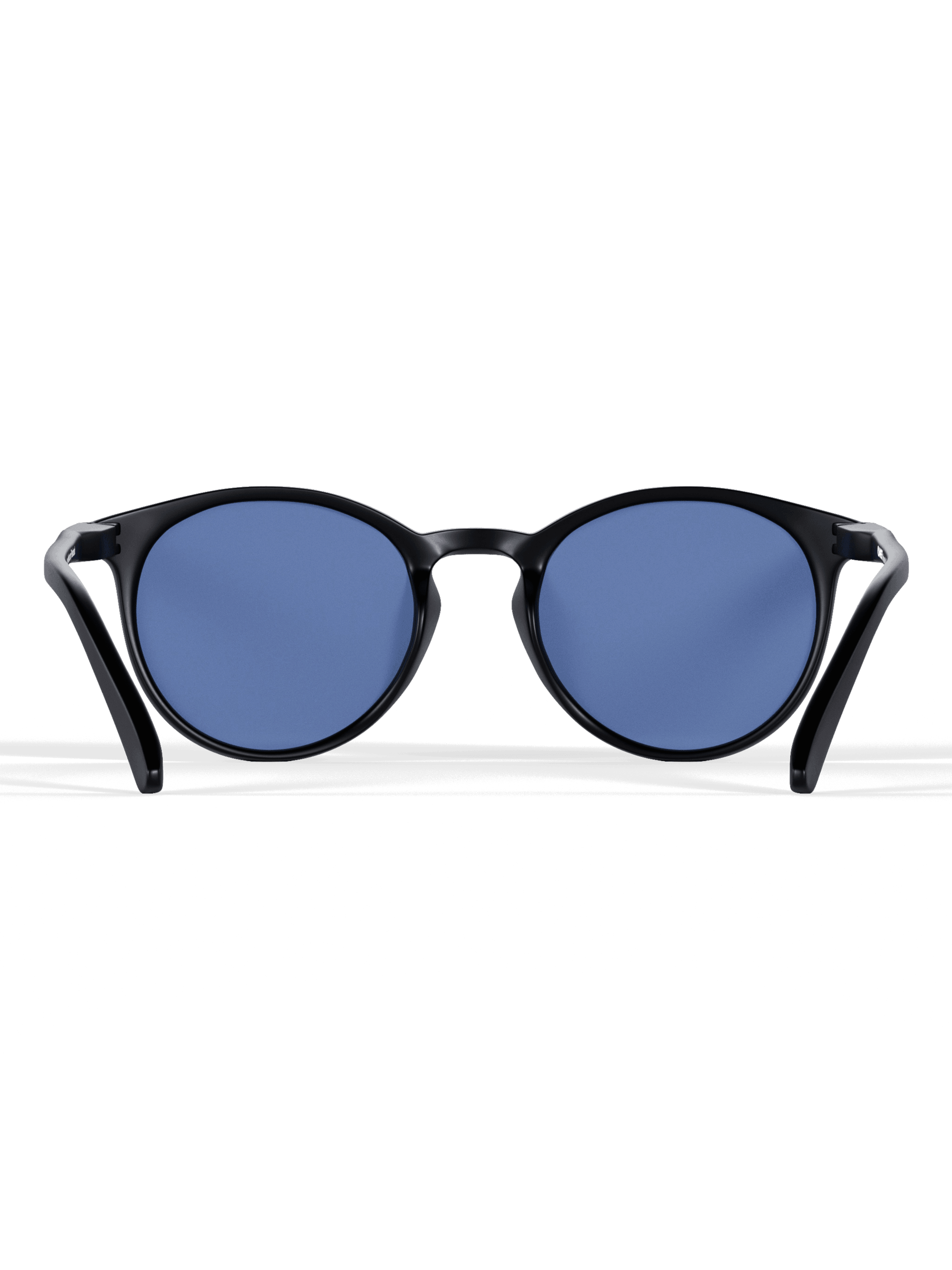 Black Round Polarized Sunglasses - UV400 for Men & Women