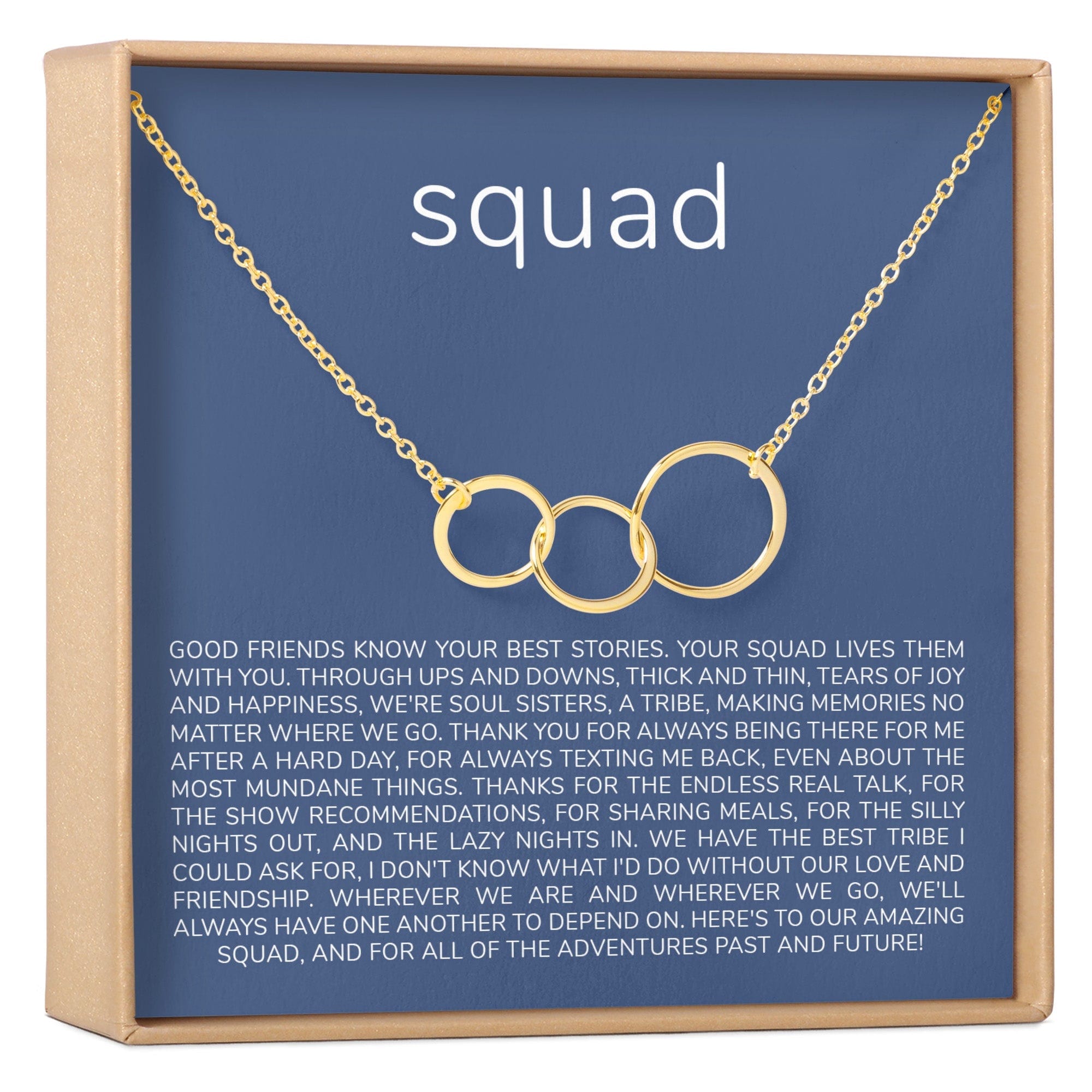 Squad Necklace, Multiple Styles