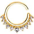 5/16 Gold Plated Your Highness Tiara Seamless Circular Ring