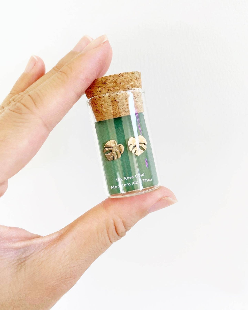 Monstera Albo & Thai Constellation Plant Studs